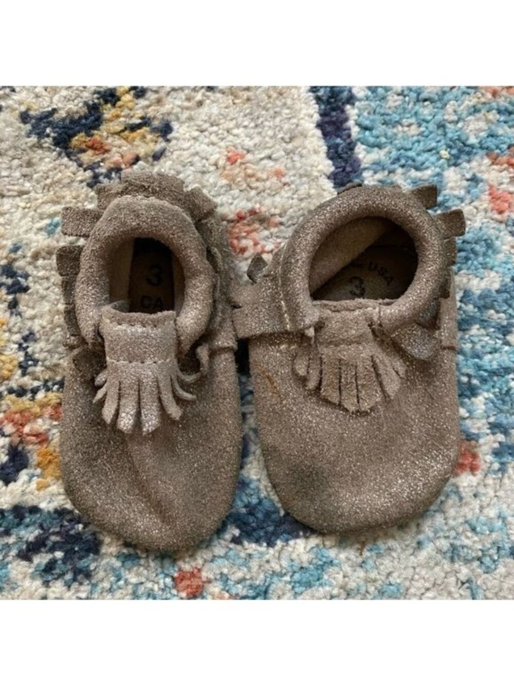 Freshly Picked Sparkle Suede Moccs